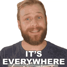 Its Everywhere Grady Smith GIF - Its Everywhere Grady Smith Its All Over The Place GIFs