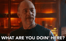 Jk Simmons What Are You Doin Here GIF - Jk Simmons What Are You Doin Here Father Figures GIFs