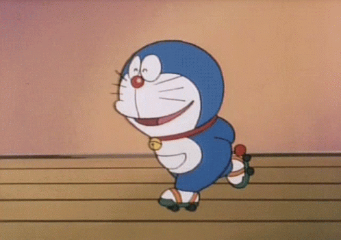 Doraemon First Episode GIF - Doraemon First Episode Skating ...
