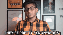 Theyre Pretty Synonymous Anubhav Roy GIF - Theyre Pretty Synonymous Anubhav Roy Same Thing GIFs