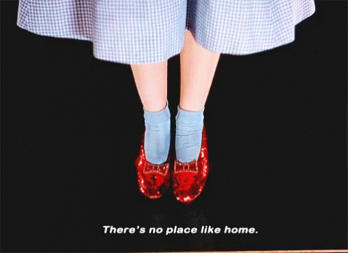 Theres No Place Like Home Red Shoes GIF - Theres No Place Like Home Red  Shoes Sparkling Shoes - Discover & Share GIFs