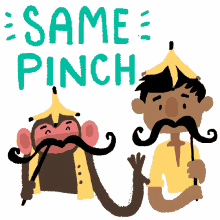 monkeys best friend same pinch moustache google