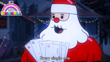 Every Single One Santa Claus GIF - Every Single One Santa Claus The Amazing World Of Gumball GIFs