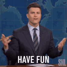 Have Fun Saturday Night Live GIF - Have Fun Saturday Night Live Weekend Update GIFs