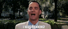 I Was Running Gump GIF - I Was Running Gump GIFs