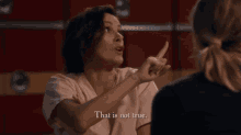 Station19 Carina Deluca GIF - Station19 Carina Deluca That Is Not True GIFs
