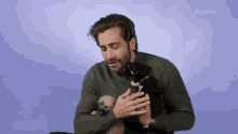Jake Gyllenhaal Laughing GIF - Jake Gyllenhaal Laughing Puppies GIFs