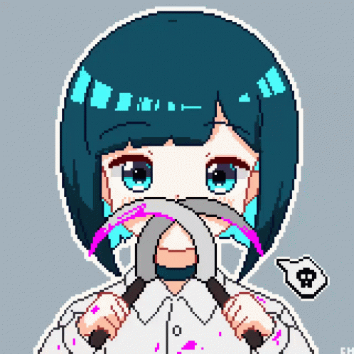 pixel art anime girl holding a blue slime kawaii chibi  Stable Diffusion   OpenArt
