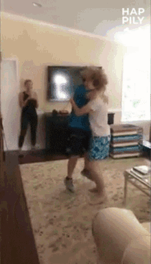 Hugging Happily GIF - Hugging Happily I Missed You GIFs