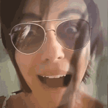 Mouth Open Sunglasses GIF - Mouth Open Sunglasses Selfie GIFs