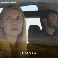 Ironic Carrie Mathison GIF - Ironic Carrie Mathison Claire Danes GIFs