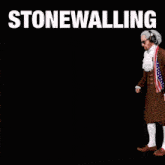 a group of men are dancing in front of a black background with the words stonewalling on it