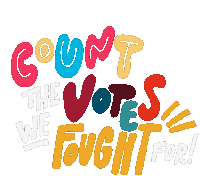 Count Every Vote Election2020 Sticker - Count Every Vote Election2020 2020election Stickers