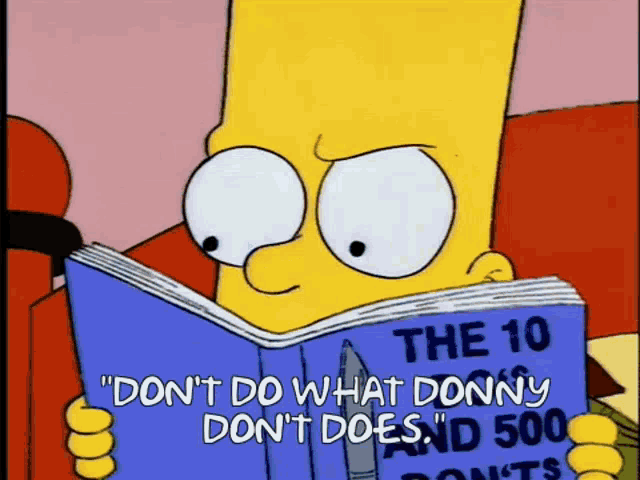 Simpsons Bart GIF - Simpsons Bart Donny - Discover & Share GIFs