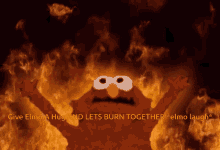 Elmo Hell GIF - Elmo Hell Burn GIFs