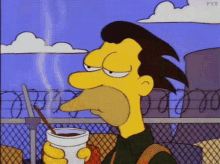 coffee simpsons lenny punch mondays