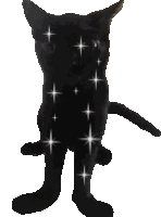 Sparkly Jinx Sticker - Sparkly Jinx Jinx The Cat Stickers