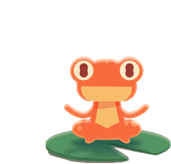 Froggo Meditate Sticker - Froggo Frog Meditate Stickers