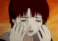 Serial Experiments Lain Anime GIF - Serial Experiments Lain Anime Cry GIFs
