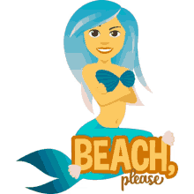beach please mermaid life joypixels oh please dont try me