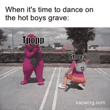 Barney Dance Showdown GIF - Barney Dance Showdown Dora GIFs