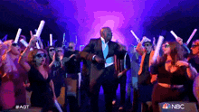 Hyping Up The Crowd Terry Crews GIF - Hyping Up The Crowd Terry Crews America'S Got Talent GIFs