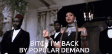 Bitch Im Back By Popular Demand Beyonce GIF - Bitch Im Back By Popular Demand Beyonce Formation GIFs