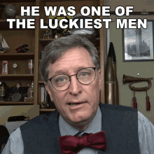 He Was One Of The Luckiest Men Lance Geiger GIF - He Was One Of The Luckiest Men Lance Geiger The History Guy GIFs