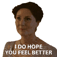 I Do Hope You Feel Better Lady Violet Bridgerton Sticker - I Do Hope You Feel Better Lady Violet Bridgerton Bridgerton Stickers