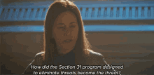 How Did The Section31program Designed To Eliminate Threats Become A Treat Admiral Cornwell GIF - How Did The Section31program Designed To Eliminate Threats Become A Treat Admiral Cornwell Star Trek Discovery GIFs