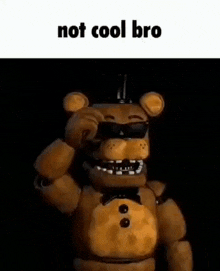 Not Cool Not Cool Bro GIF - Not Cool Not Cool Bro Freddy GIFs