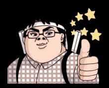 オタク　ヲタク　サムズアップ GIF - Otaku Thumbs Up Approve GIFs