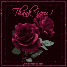 Thank You Red GIF - Thank You Red Roses GIFs