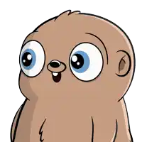 a cartoon drawing of a baby monkey with blue eyes