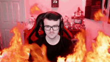 Gameboyluke This Is Fine GIF - Gameboyluke This Is Fine Fire GIFs