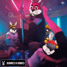 Bunnies N Homies Party GIF - Bunnies N Homies Party GIFs