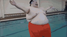 Funny Fat Man GIF - Funny Fat Man Dive GIFs