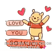 Winnie The Pooh I Love You GIF - Winnie The Pooh I Love You Cute GIFs