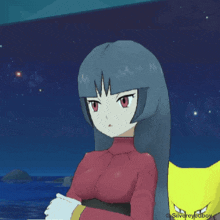 a cartoon of a girl with a yellow cat behind her and the words silvereyedboy on the bottom