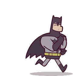 Batman Dc Sticker - Batman Dc Running - Discover & Share GIFs