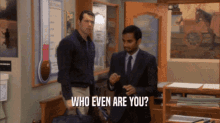 Parks And Rec Who Even Are You GIF - Parks And Rec Who Even Are You Craig Middlebrooks GIFs