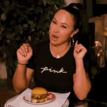 Winking Mariah Milano GIF - Winking Mariah Milano Dinner With Mariah GIFs