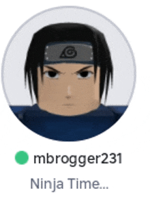 a picture of a ninja with a headband on his head