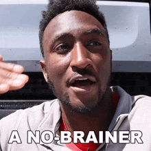 A No Brainer Marques Brownlee GIF - A No Brainer Marques Brownlee No Sweat GIFs
