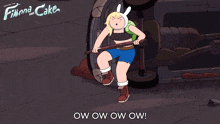 Ow Ow Ow Ow Adventure Time Fionna GIF - Ow Ow Ow Ow Adventure Time Fionna Fionna And Cake GIFs