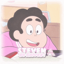 a picture of steven de knives with a cartoon character