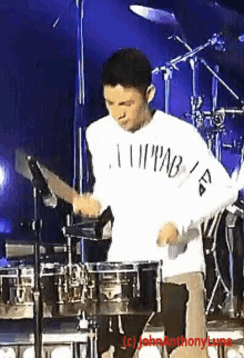 Darren Espanto Playing Drums GIF - Darren Espanto Playing Drums Drums GIFs