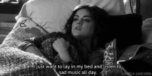 music all day sick not well lucy hale
