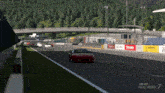 a video game called gran turismo 7 is being played on a track