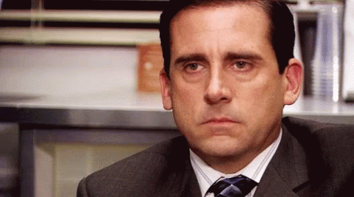 Michael Scott The Office Gif Michael Scott The Office Unhappy Discover Share Gifs